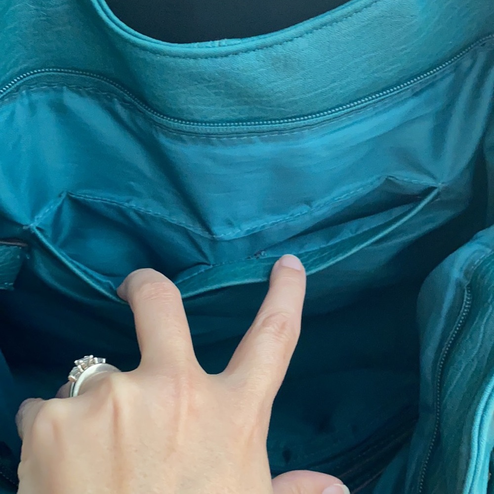 Teal Hobo Bag - Picture 4 of 7
